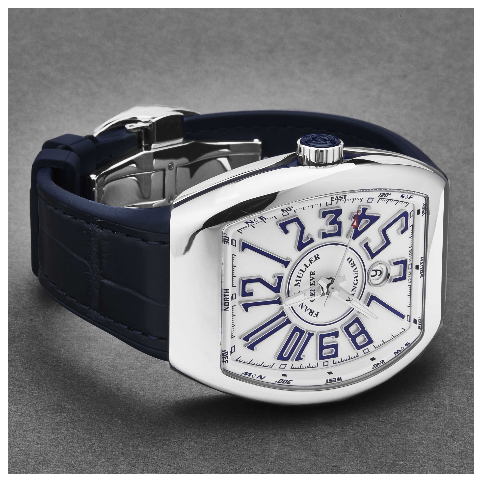 Franck Muller Vanguard Men's Automatic Watch 45SCWHTWHTBLU-1 - Image #5