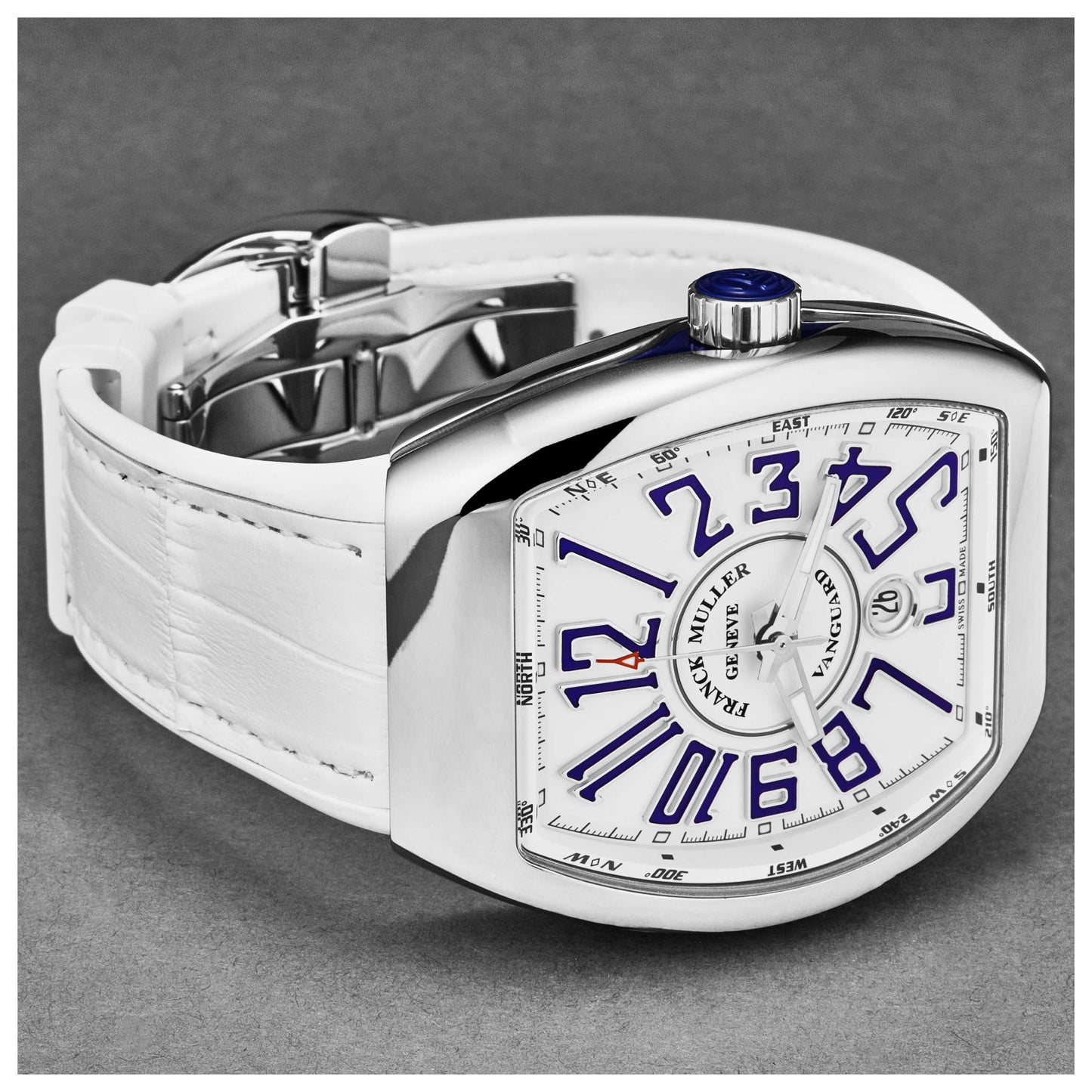 Franck Muller Vanguard Men's Automatic Watch 45SCWHTWHTBLU-4 - Image #4