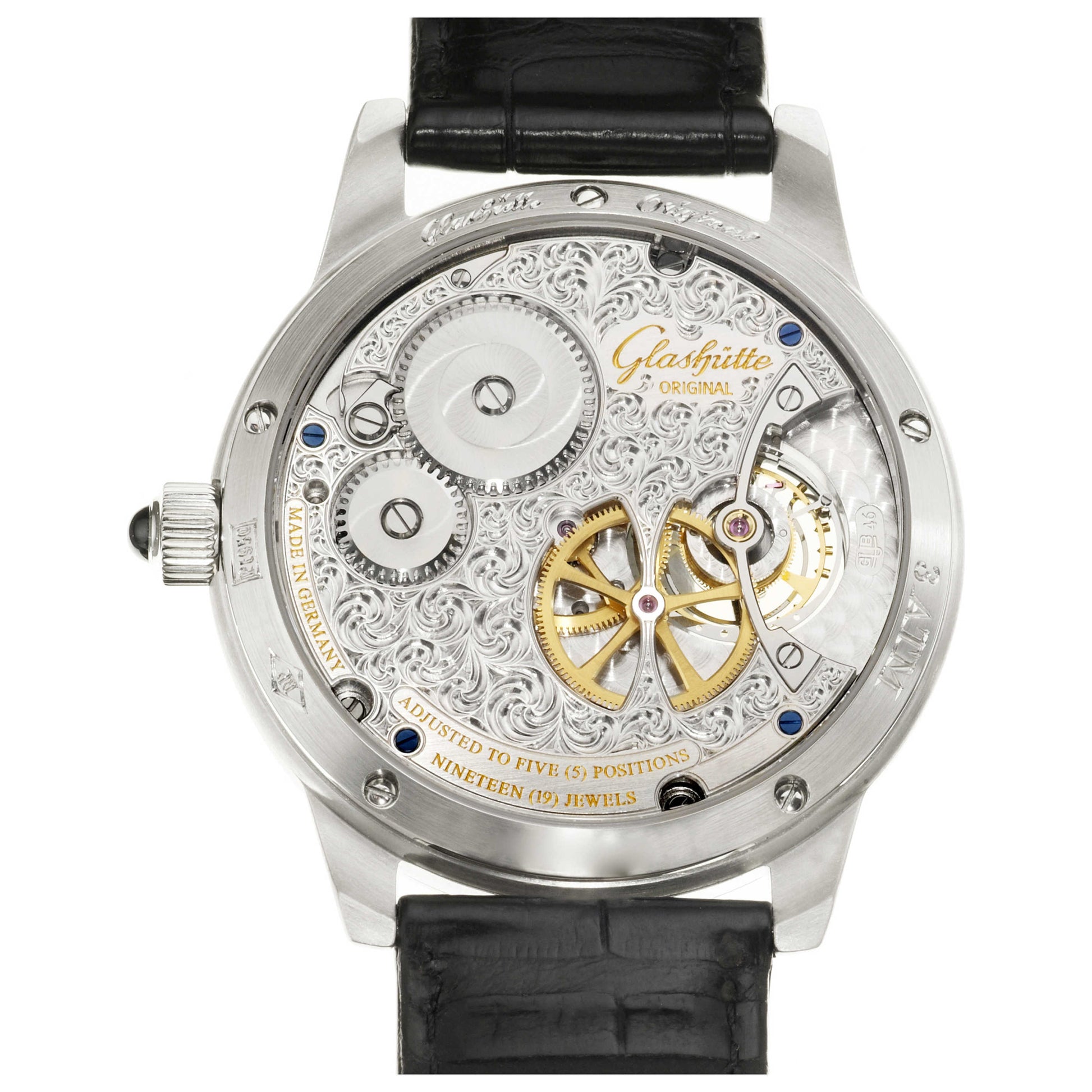 Glashutte Masterpieces Men's Manual-Wind Watch 46-02-03-03-04 - Image #2