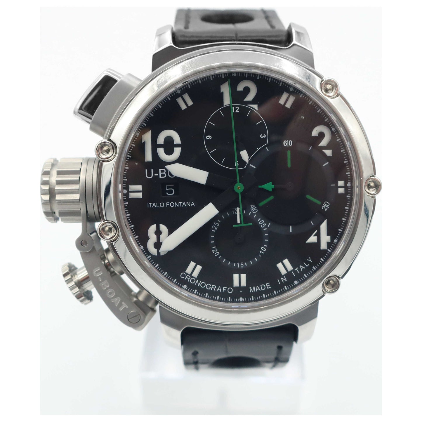Front view of U-Boat Limited Edition Men's Automatic Watch 46-U51-CRONO-SDB