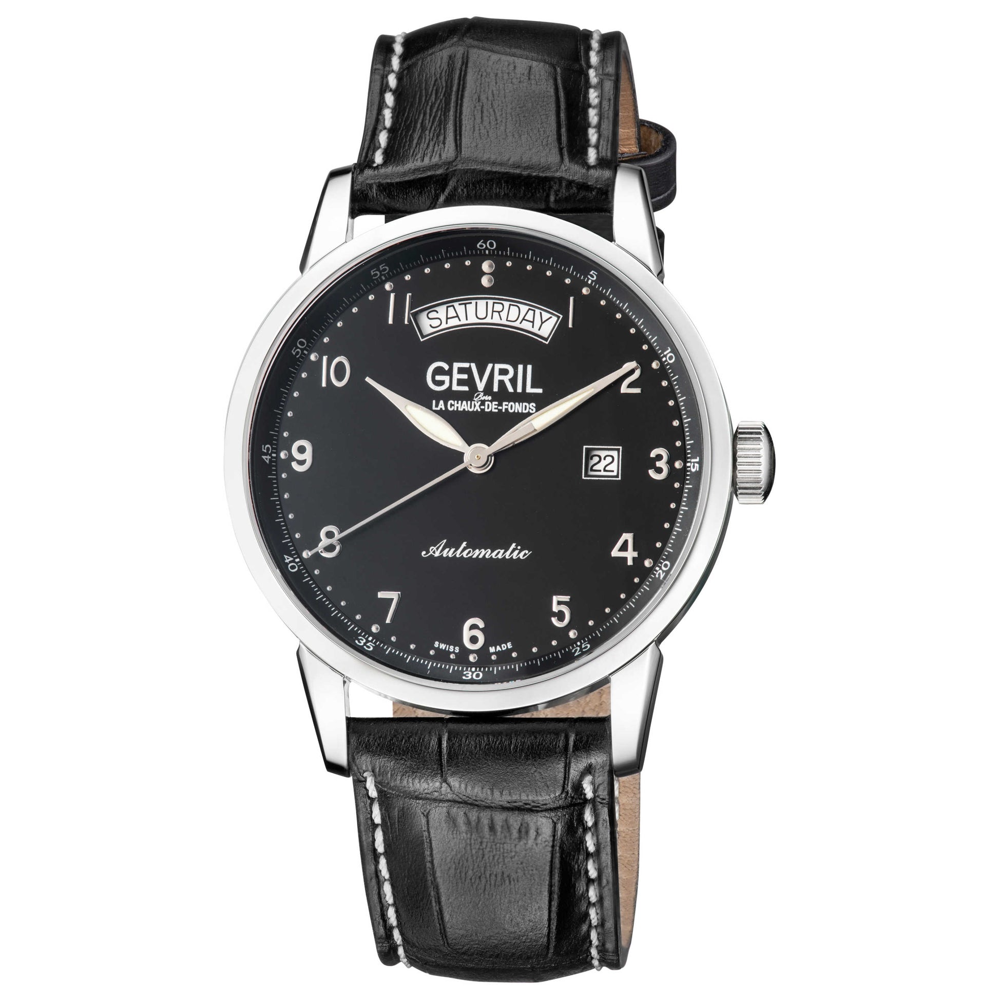 Front view of Gevril Five Points Men's Automatic Watch 461002