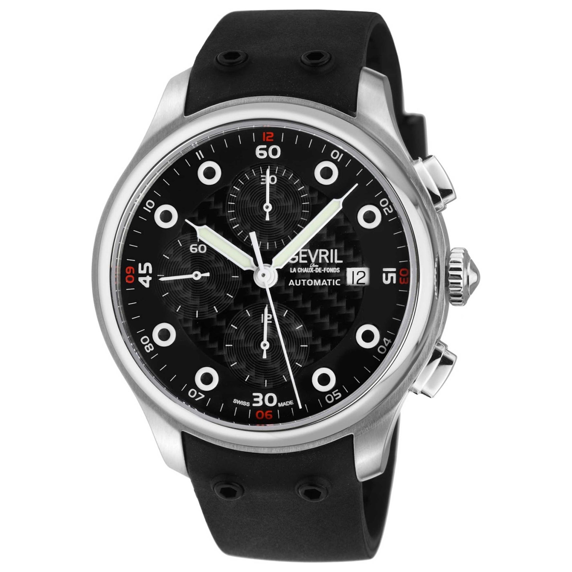 Front view of Gevril Canal St Men's Automatic Watch 46102