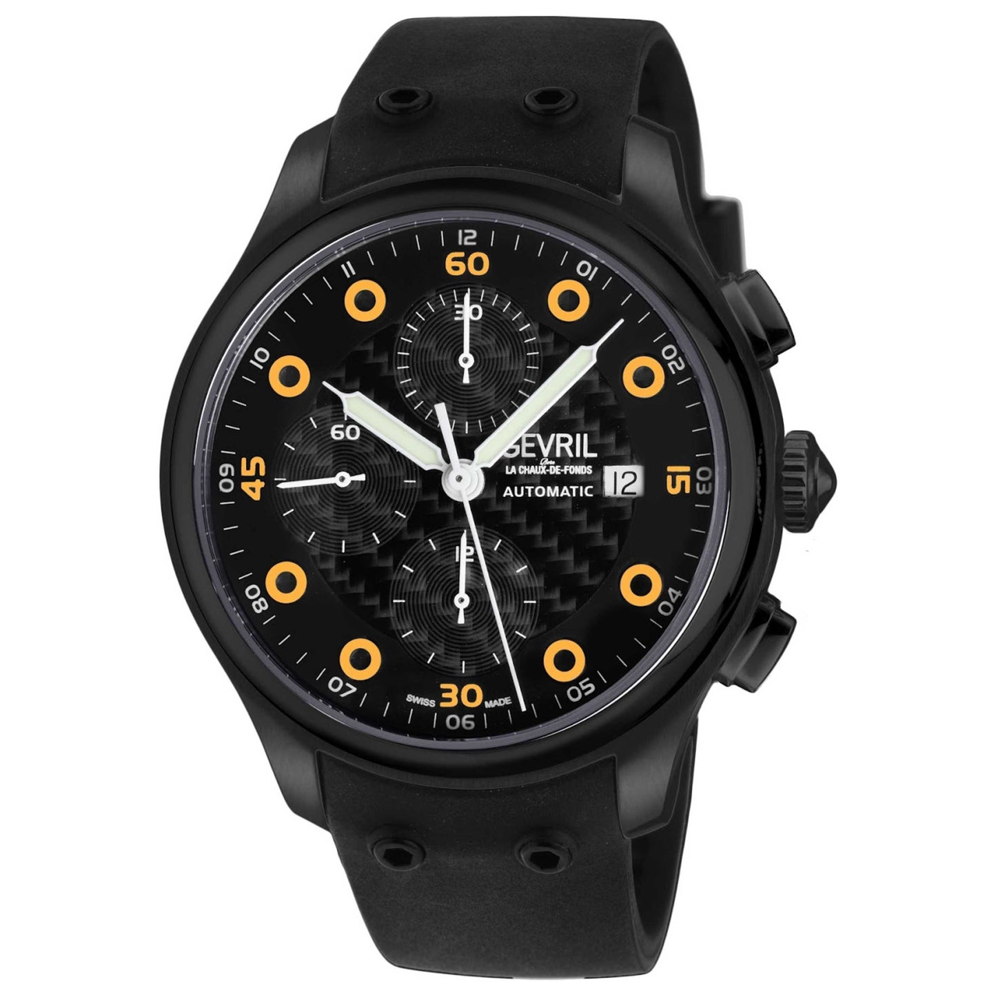 Front view of Gevril Canal St Men's Automatic Watch 46103
