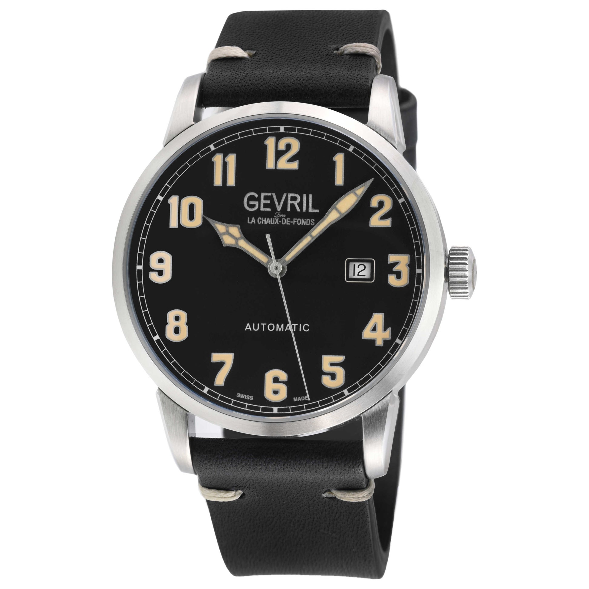 Front view of Gevril Vaughn Men's Automatic Watch 46230