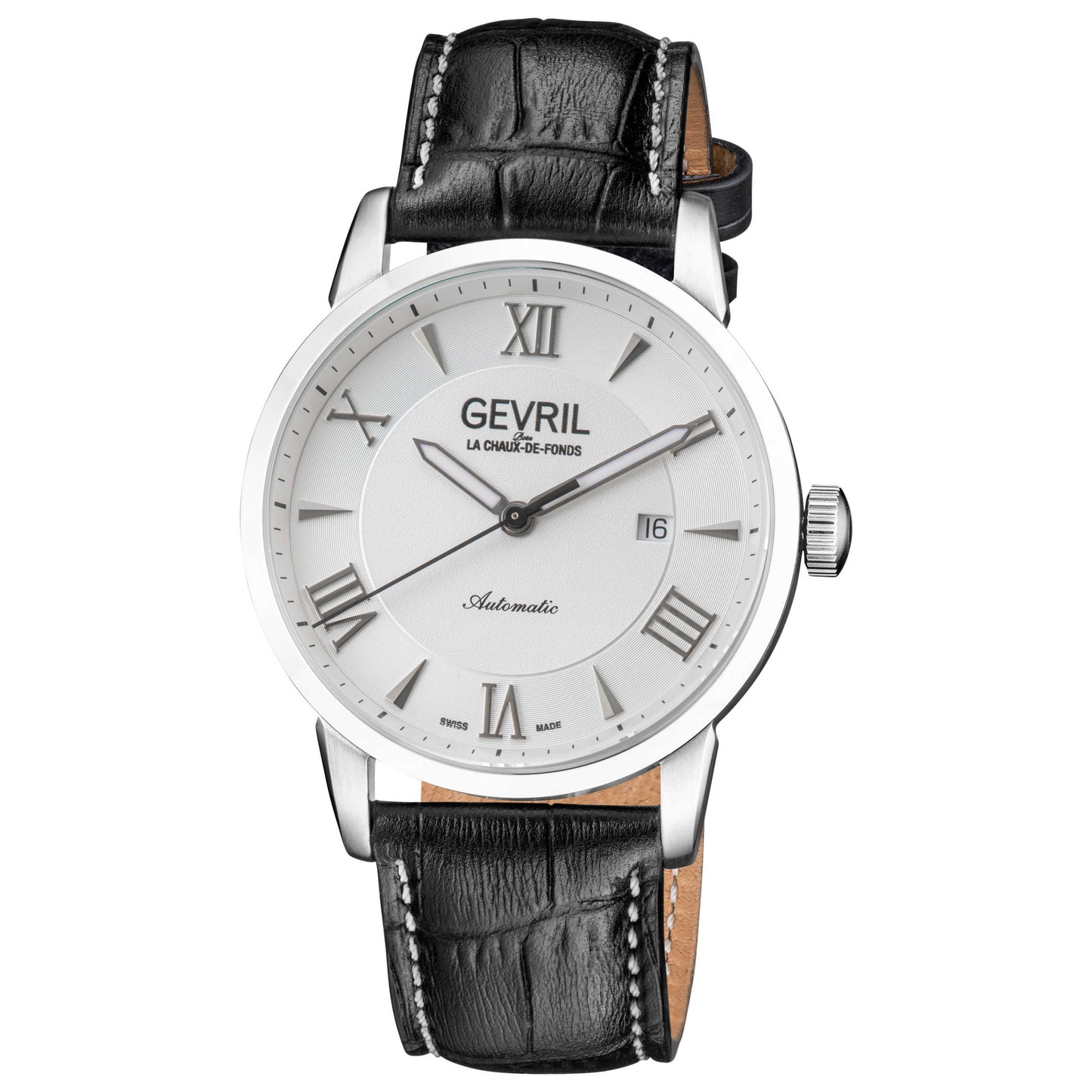Front view of Gevril Canal St Men's Automatic Watch 46300