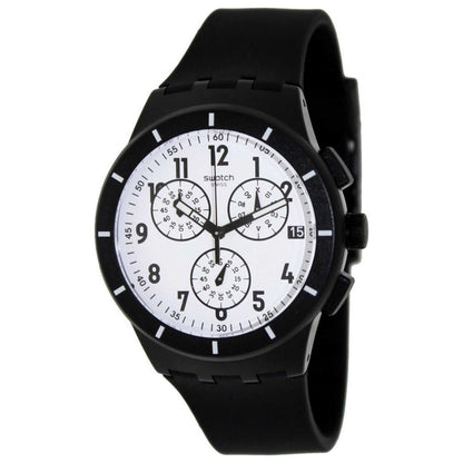 Front view of Swatch Casual Unisex Swiss Quartz (Battery-Powered) Watch 46369525903