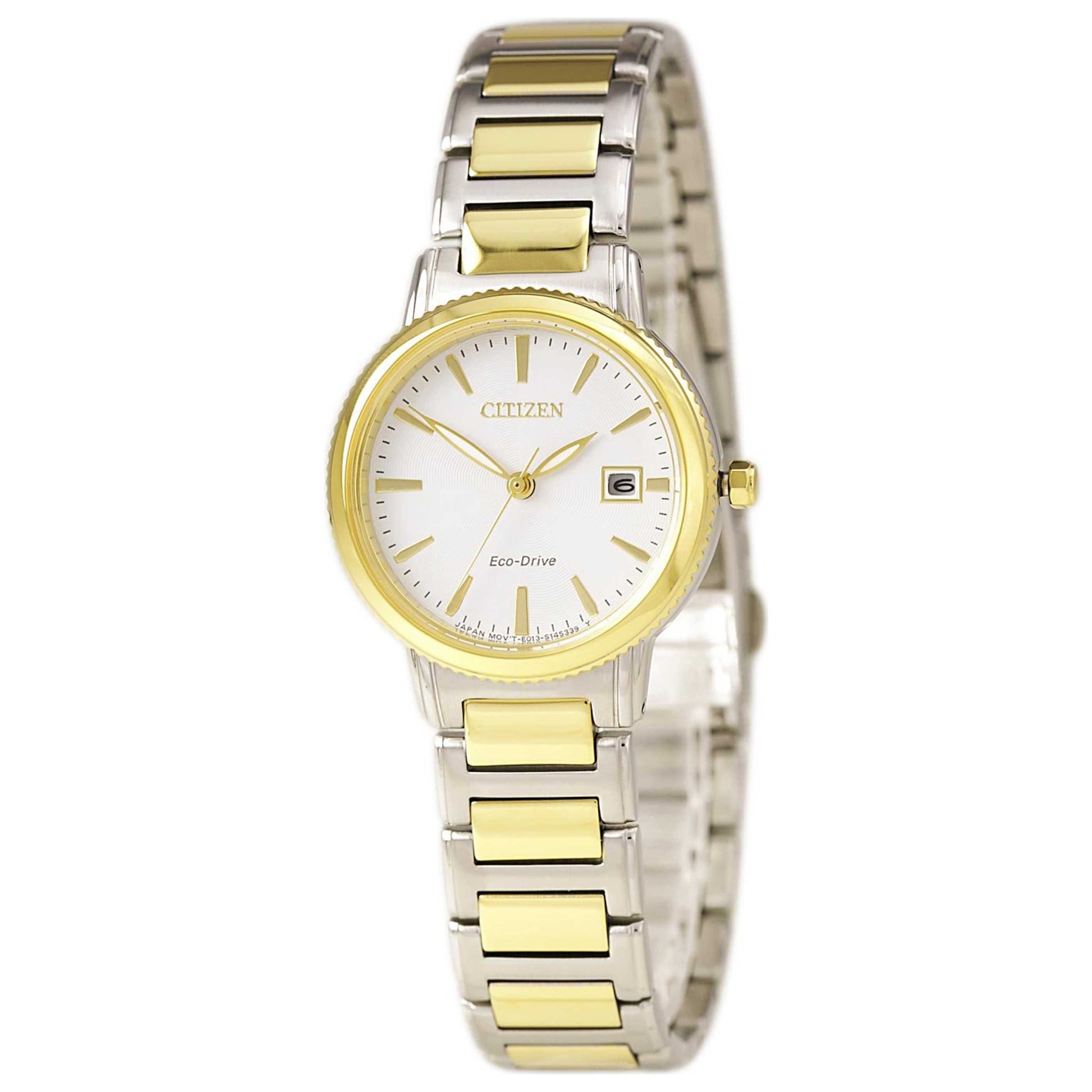 Front view of Citizen Silhouette Women's Solar Powered Quartz Eco-Drive Watch 46372777423