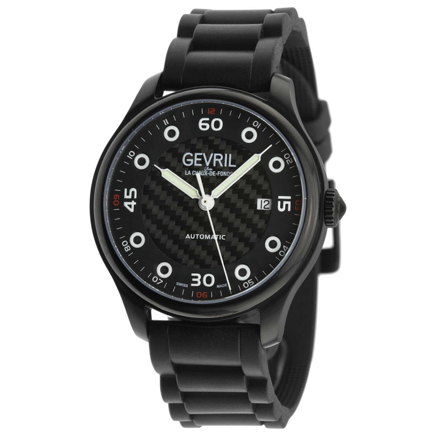 Front view of Gevril Canal St Men's Automatic Watch 46400
