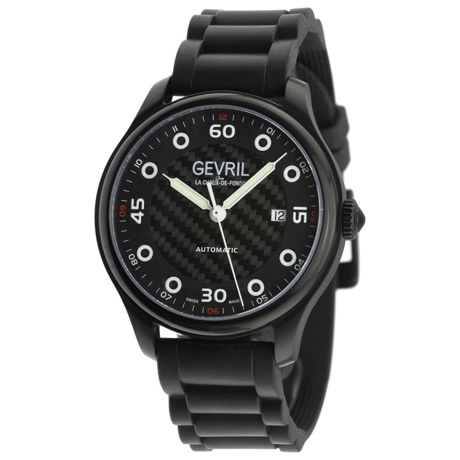 Front view of Gevril Canal St Men's Automatic Watch 46400