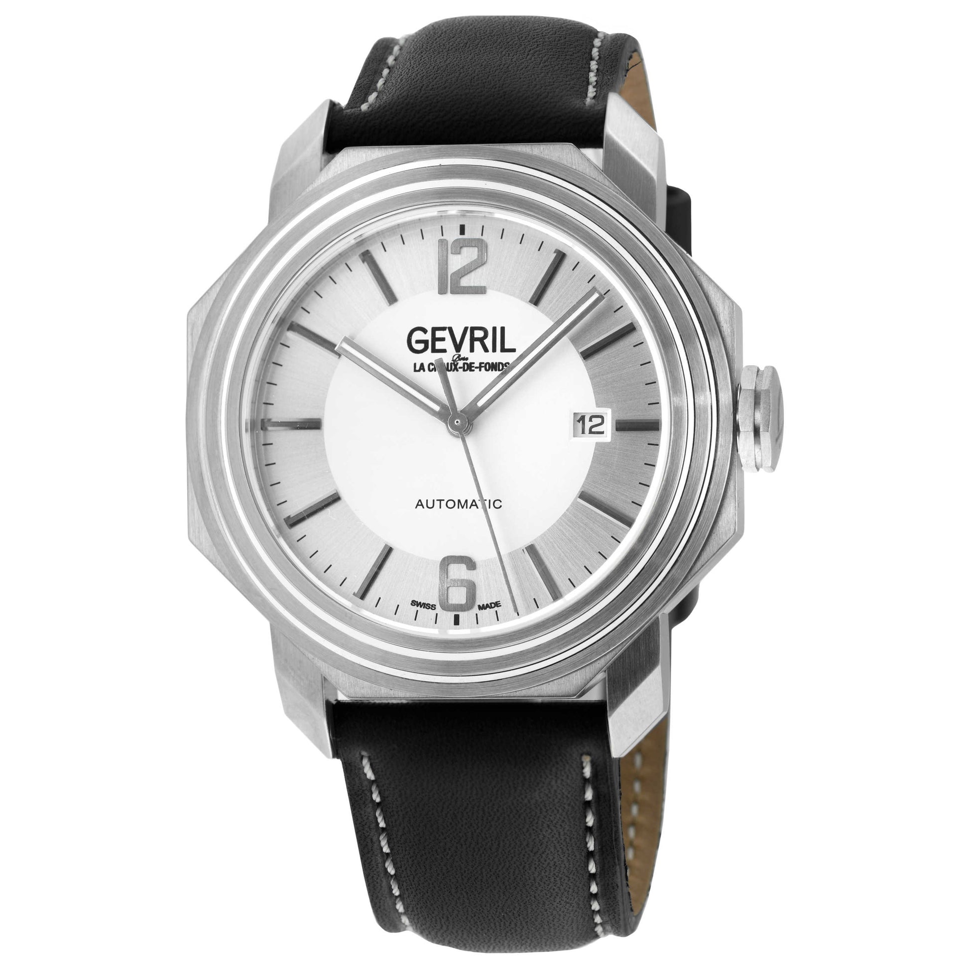 Front view of Gevril Canal St Men's Automatic Watch 46500
