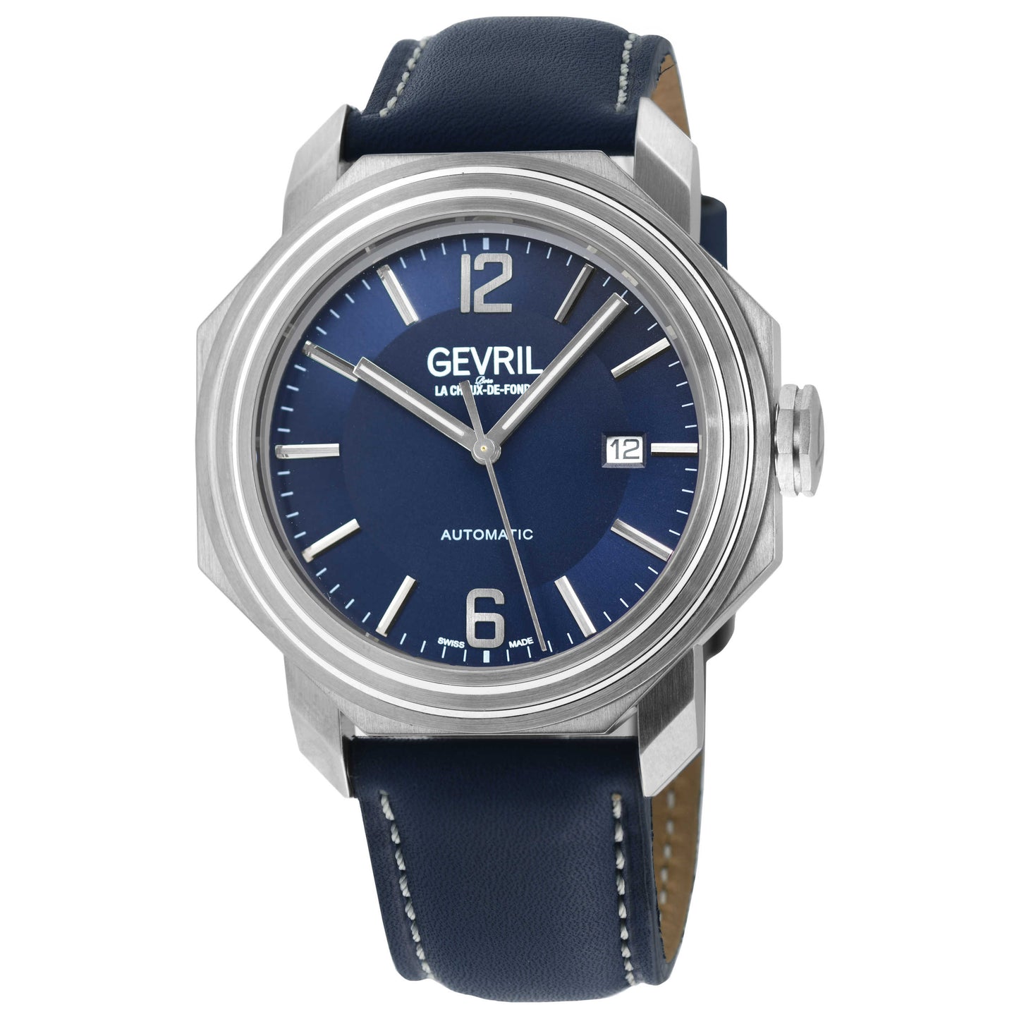 Front view of Gevril Canal St Men's Automatic Watch 46502