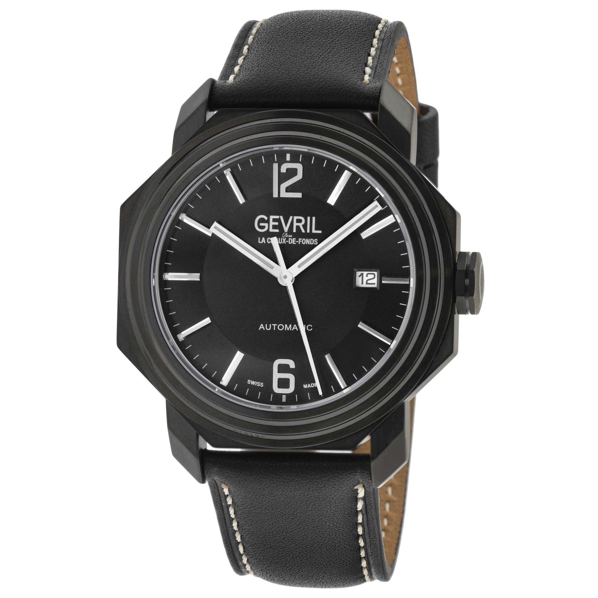 Front view of Gevril Canal St Men's Automatic Watch 46511