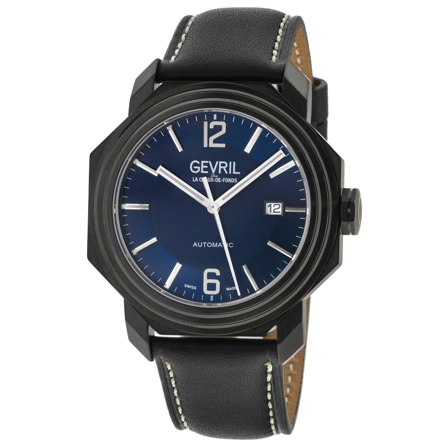 Front view of Gevril Canal St Men's Automatic Watch 46512