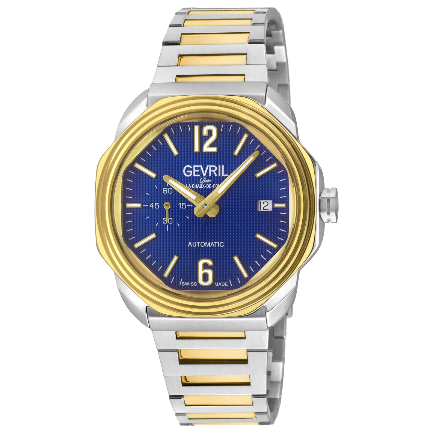 Front view of Gevril Roosevelt Men's Automatic Watch 46520B