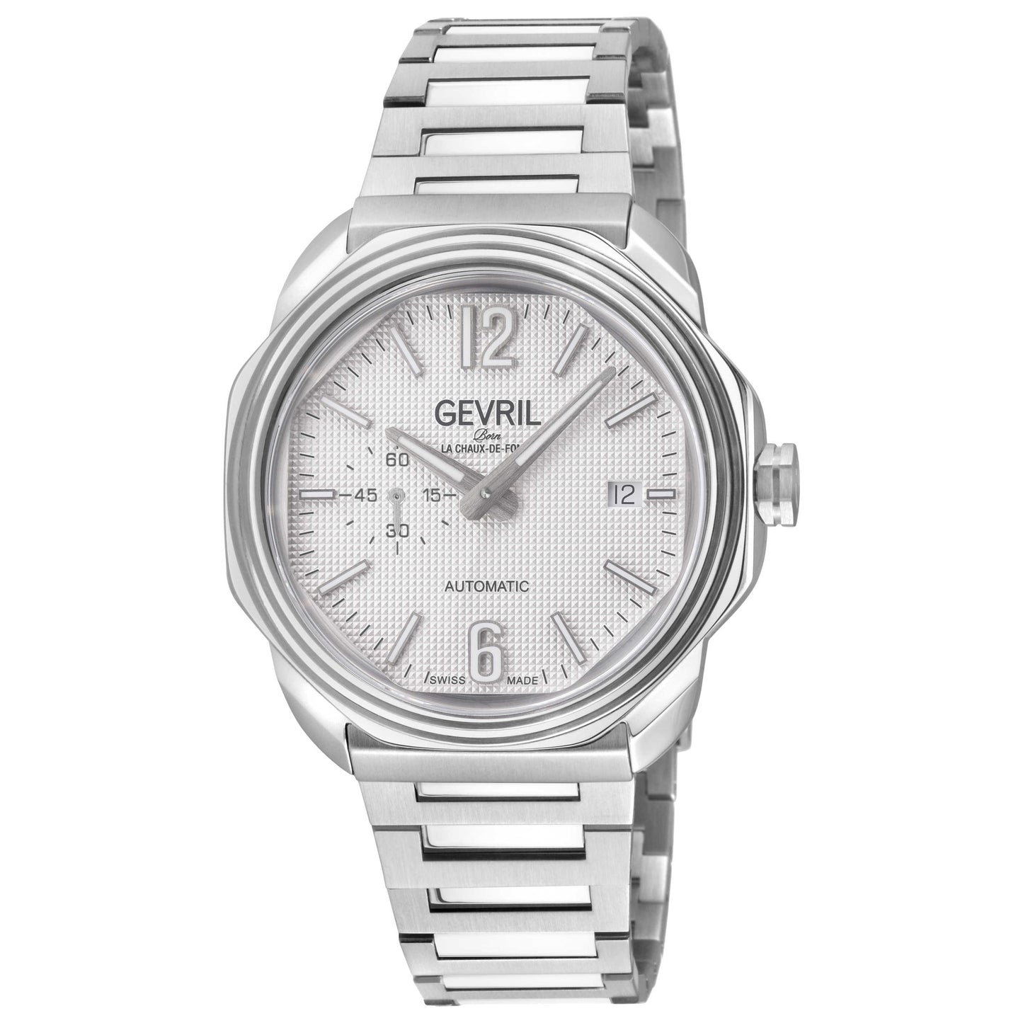 Front view of Gevril Roosevelt Men's Automatic Watch 46521B