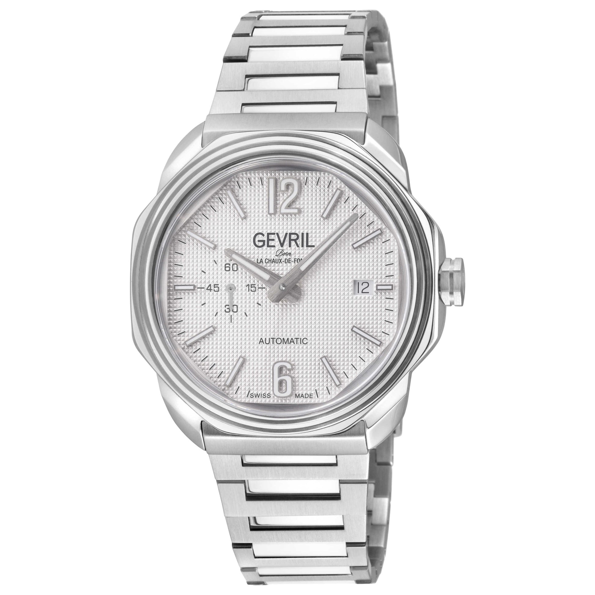 Front view of Gevril Roosevelt Men's Automatic Watch 46521B