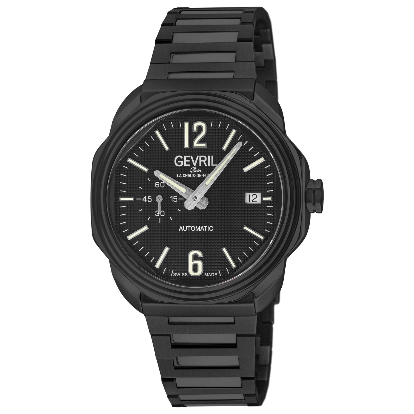 Front view of Gevril Roosevelt Men's Automatic Watch 46524B