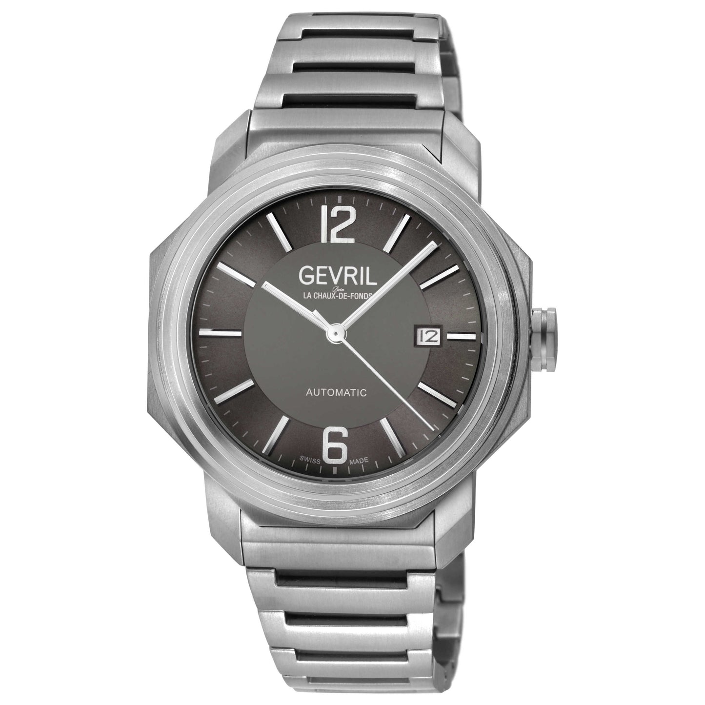 Front view of Gevril Roosevelt Men's Automatic Watch 46531B