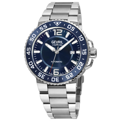 Front view of Gevril Riverside Men's Automatic Watch 46702