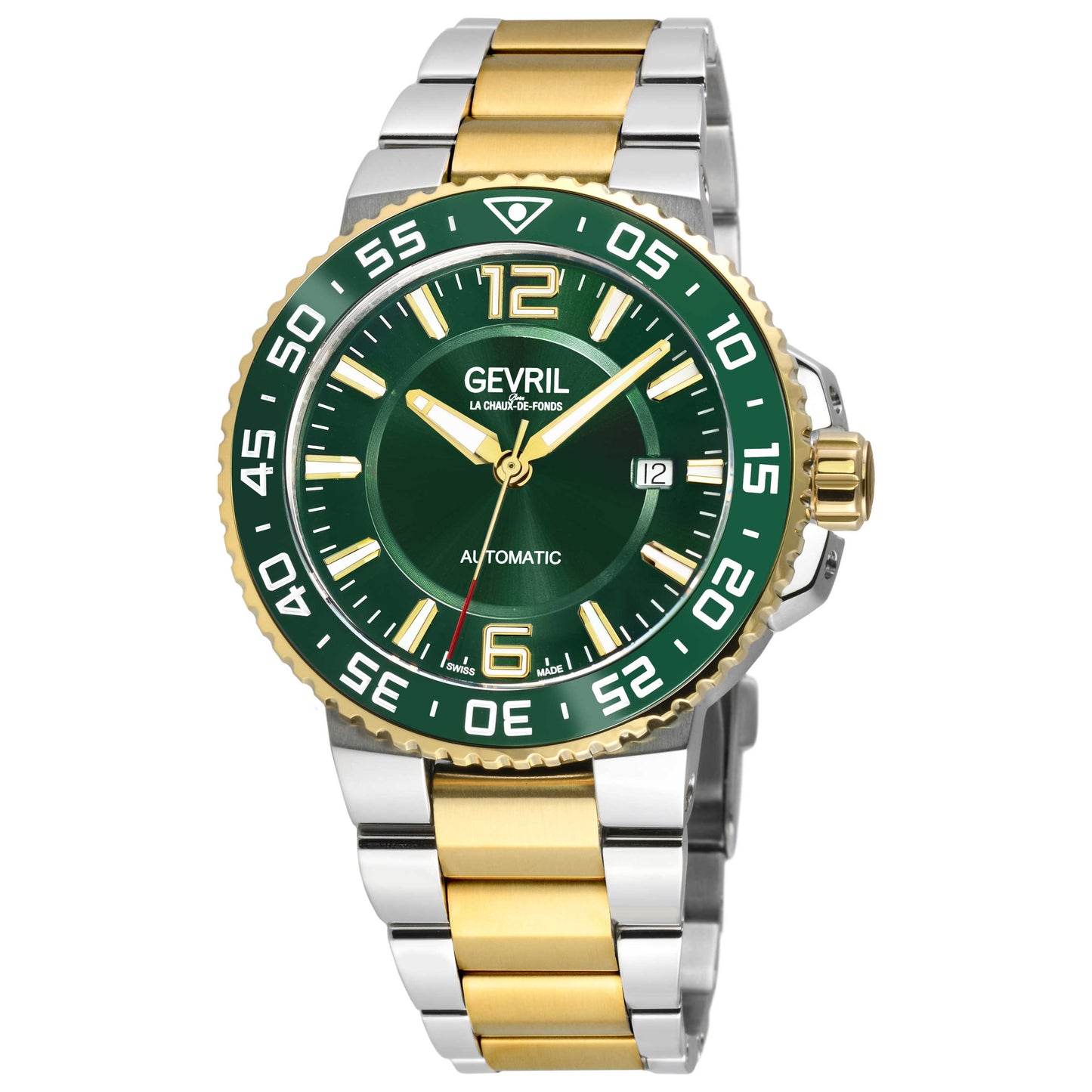 Front view of Gevril Riverside Men's Automatic Watch 46703