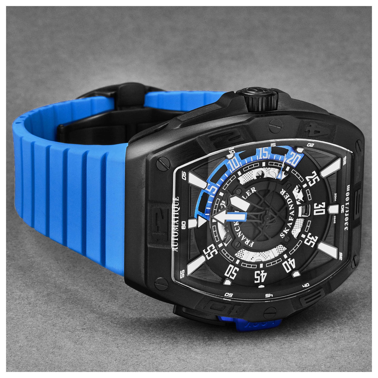 Franck Muller Skafander Men's Automatic Watch 46SCSKFBLKBLKBU - Image #4