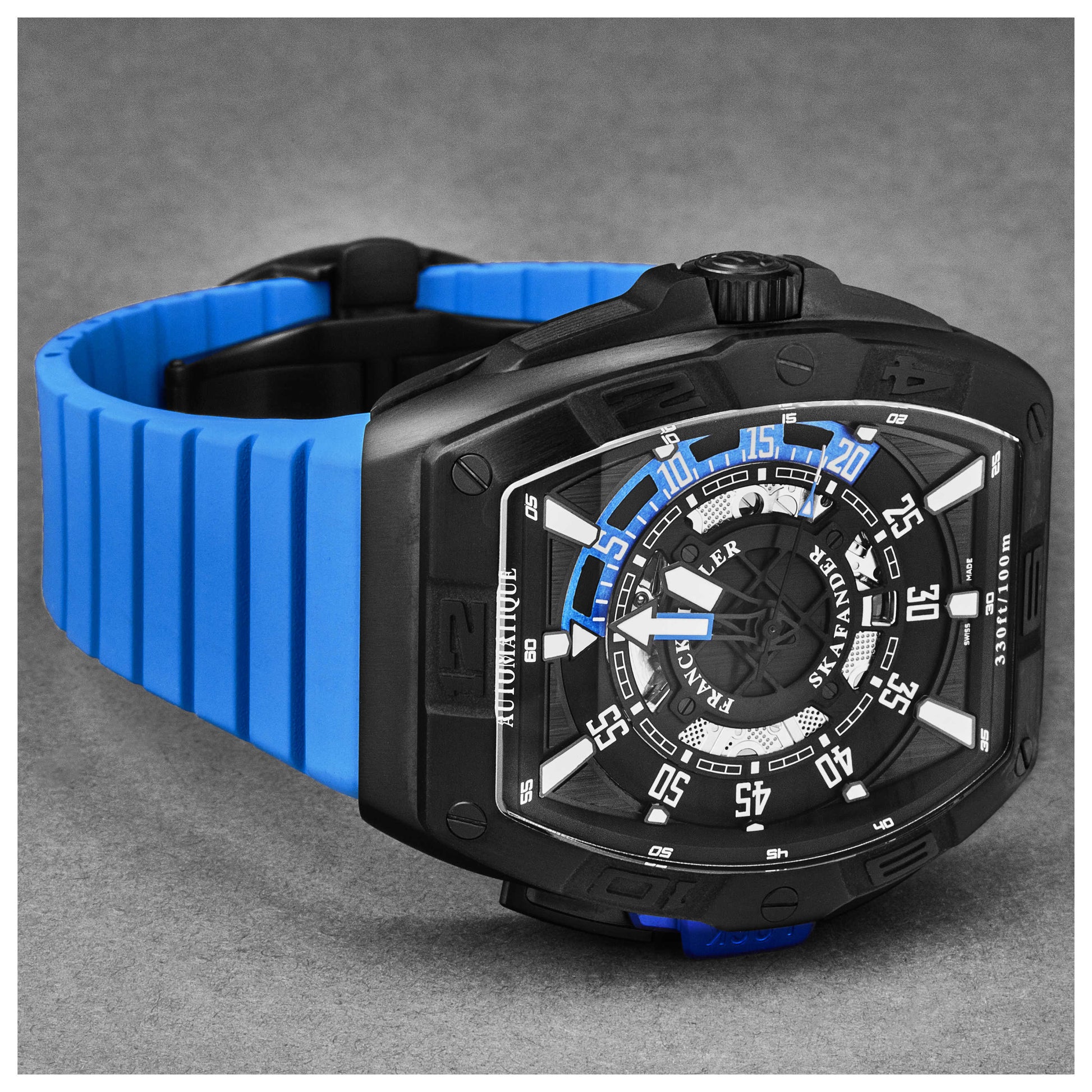 Franck Muller Skafander Men's Automatic Watch 46SCSKFBLKBLKBU - Image #4