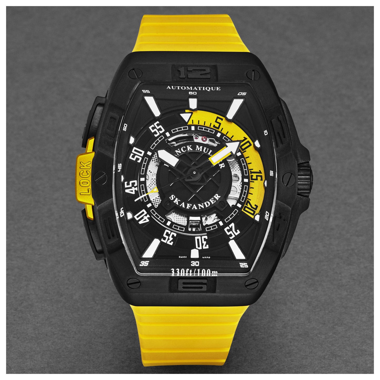 Franck Muller SkaFander Men's Automatic Watch 46SCSKFBLKBLKYL - Image #2