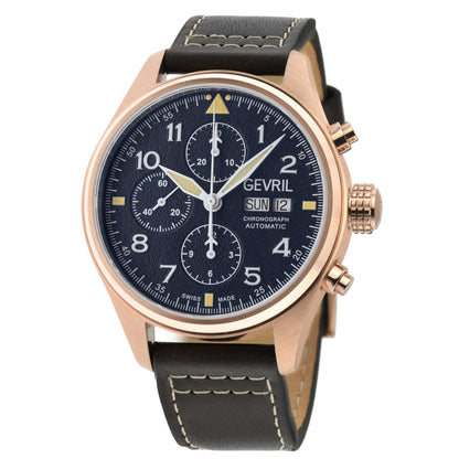Front view of Gevril Vaughn Men's Automatic Watch 47002