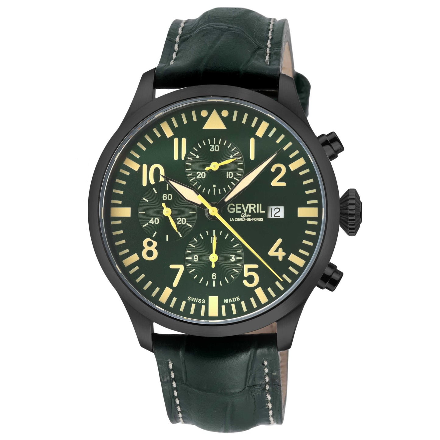 Front view of Gevril Vaughn Men's Automatic Watch 47104