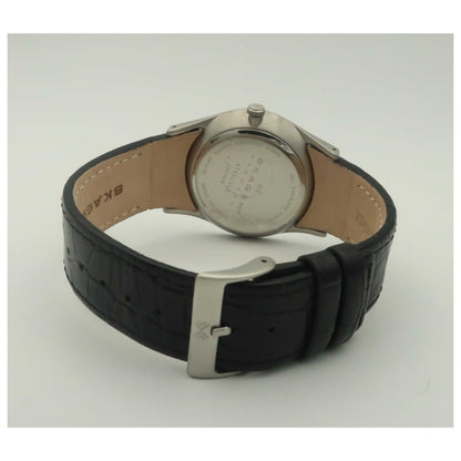 Skagen Leather Men's Quartz Watch 474XLSLC-SDV - Image #2