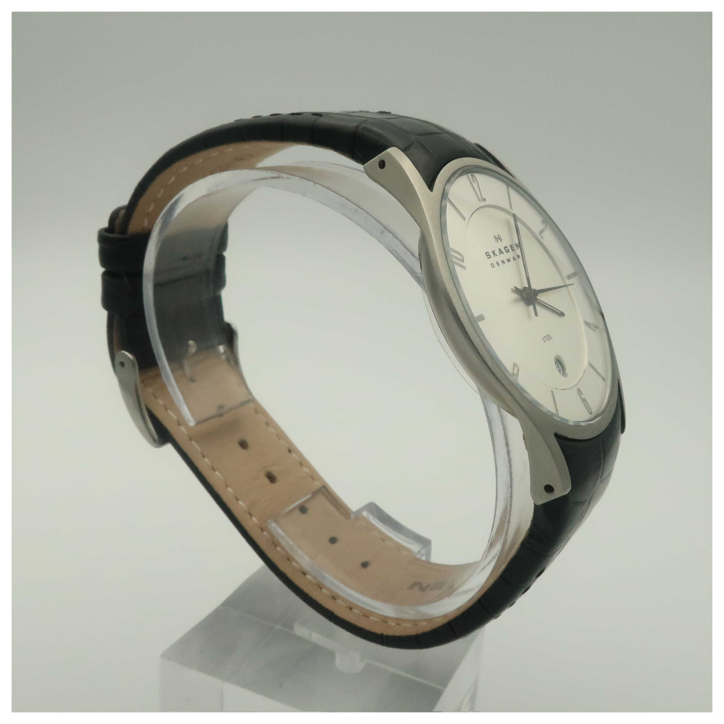 Skagen Leather 474XLSLC-SDV Men's Watch – Ashford.com