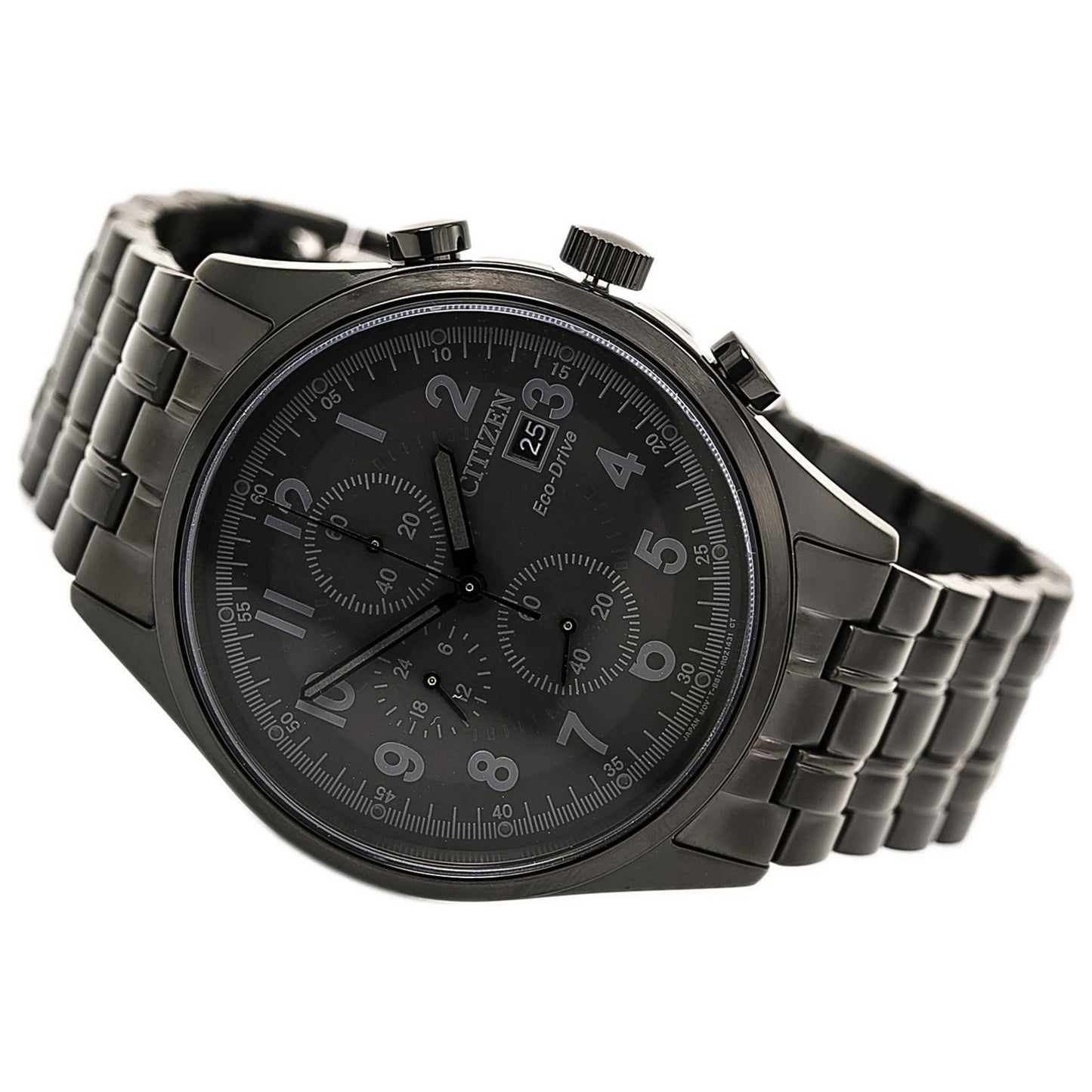 Citizen Chandler Men's Solar Powered Quartz Eco-Drive Watch 47515524431 - Image #3