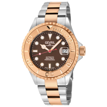 Front view of Gevril Wall Street Men's Automatic Watch 4753B