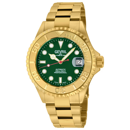 Front view of Gevril Wall Street Men's Automatic Watch 4758B