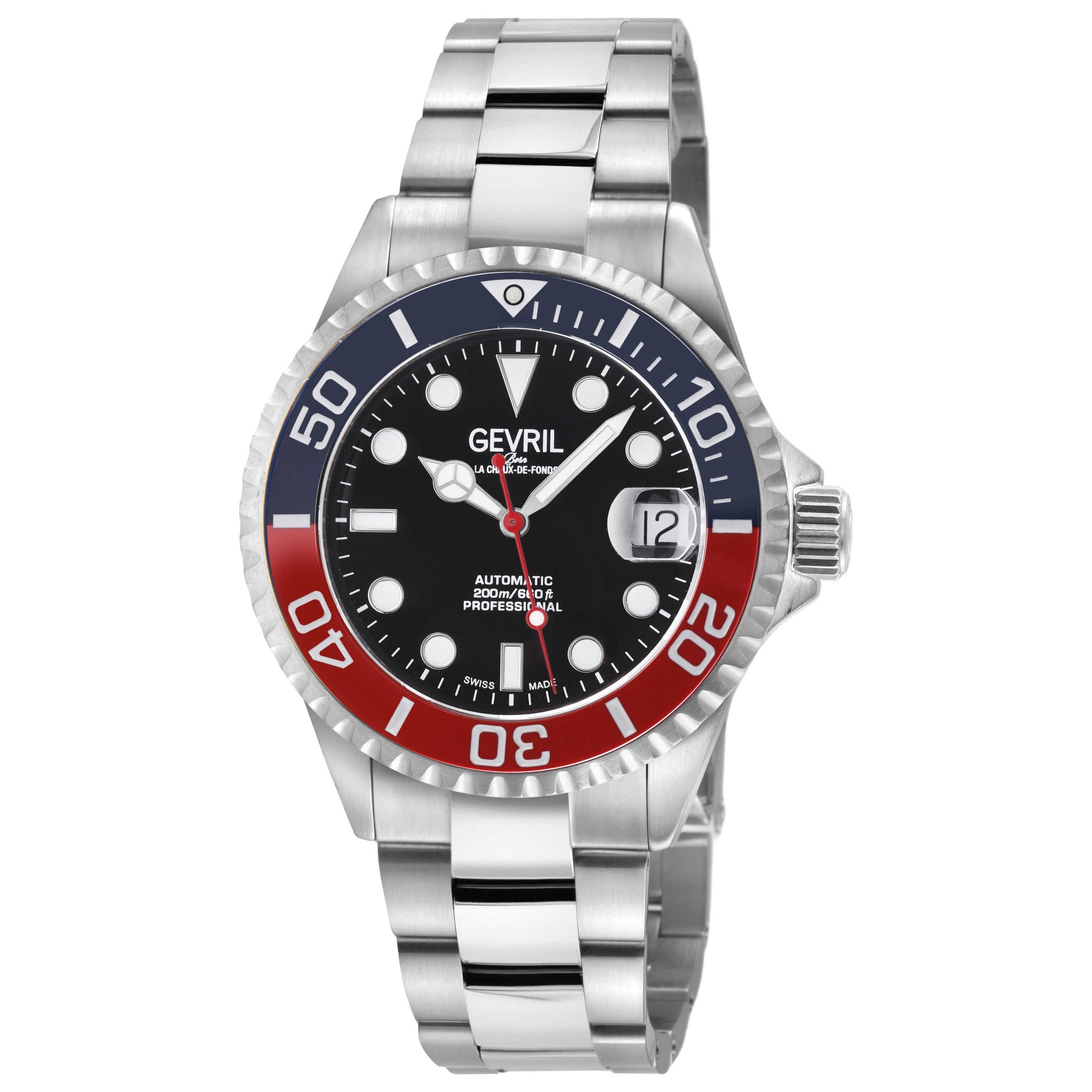 Front view of Gevril Wall Street Men's Automatic Watch 4769B