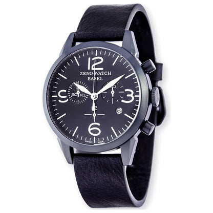Front view of Zeno Vintage Men's Quartz Watch 4773Q-BL-I1