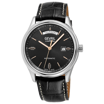 Front view of Gevril Excelsior Men's Automatic Watch 48200