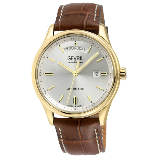 Front view of Gevril Excelsior Men's Automatic Watch 48203