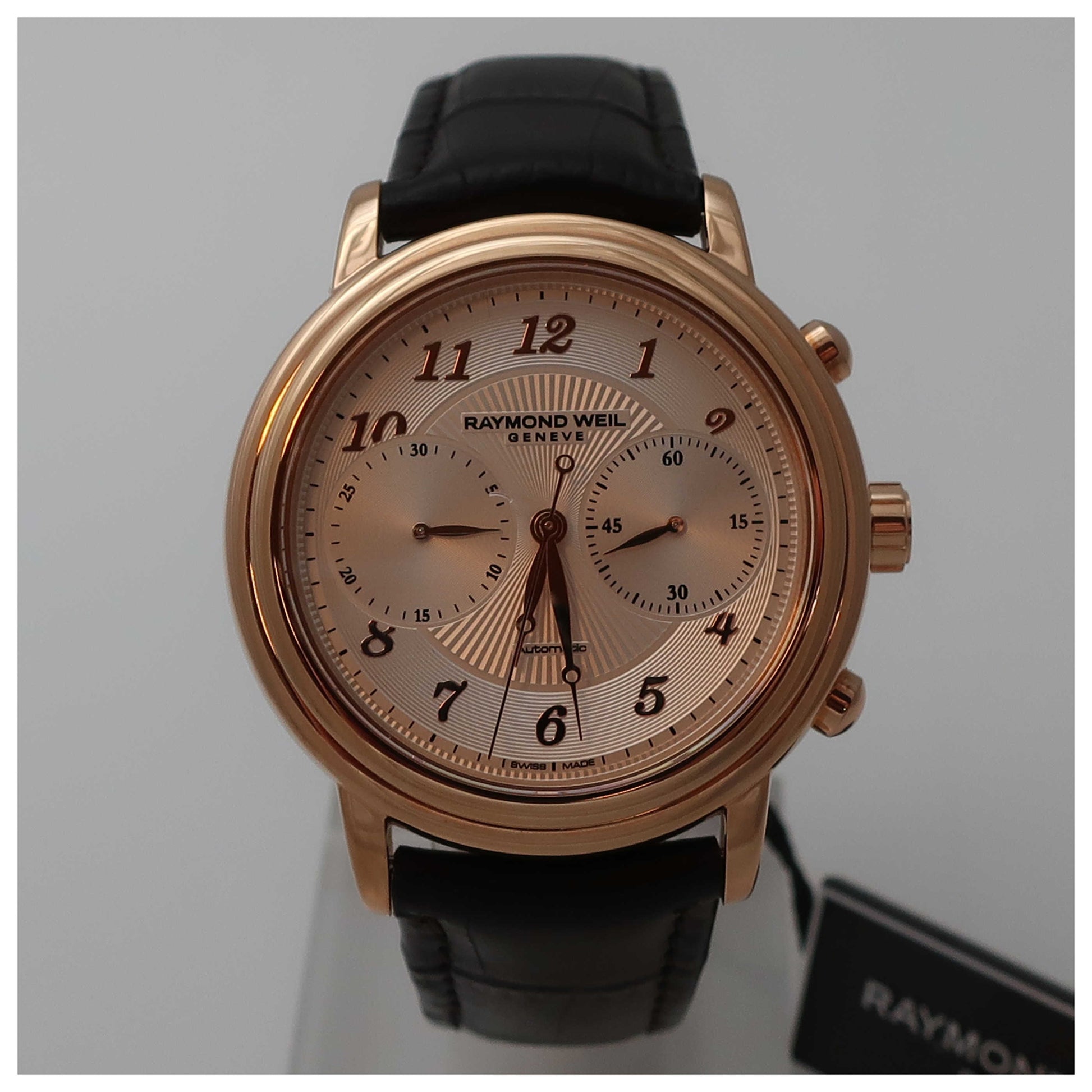 Front view of Raymond Weil Maestro Men's Automatic Watch 4830-PC5-05658-SD