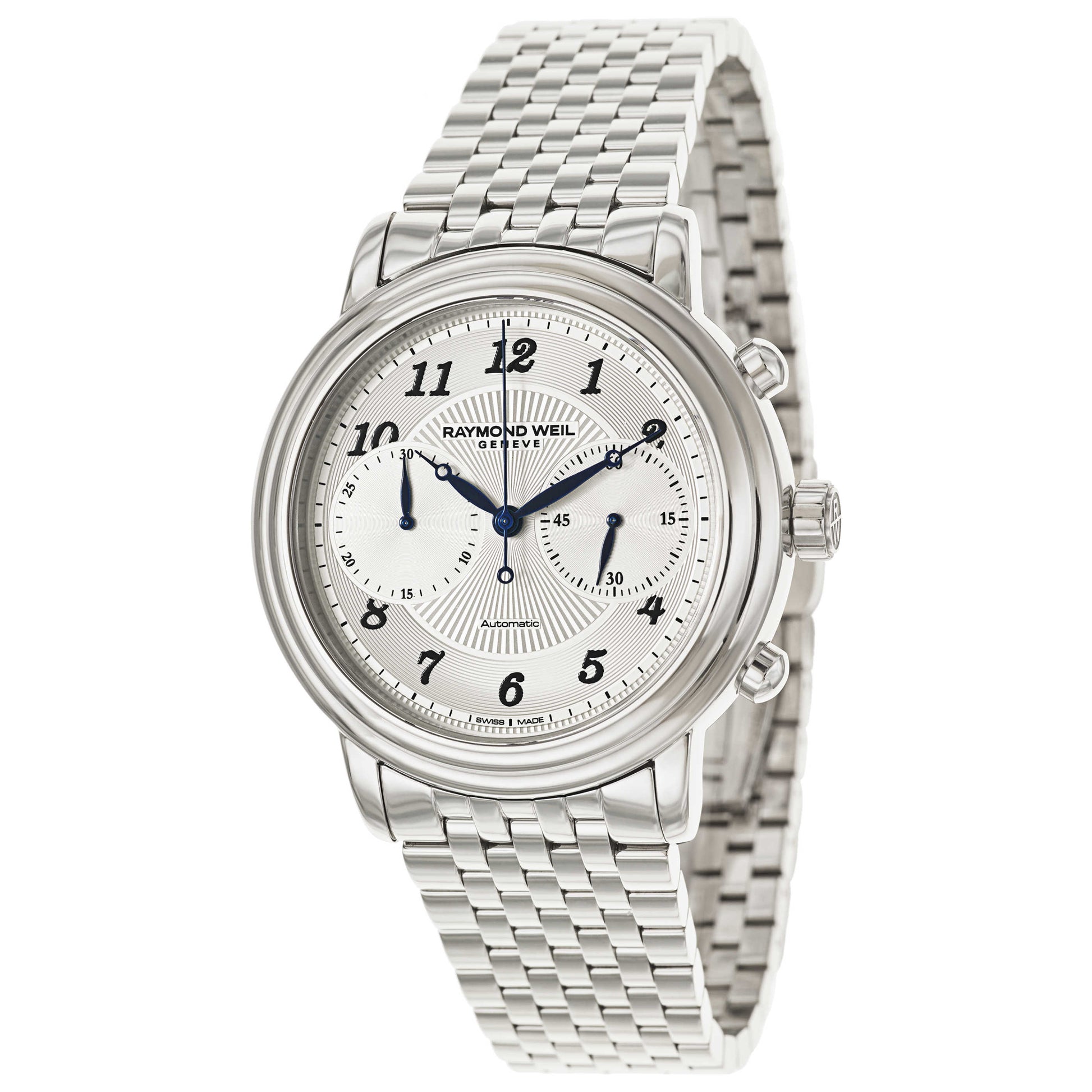 Front view of Raymond Weil Maestro Men's Automatic Watch 4830-ST-05659