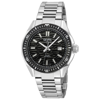 Front view of Gevril Ascari Men's Automatic Watch 48300BN