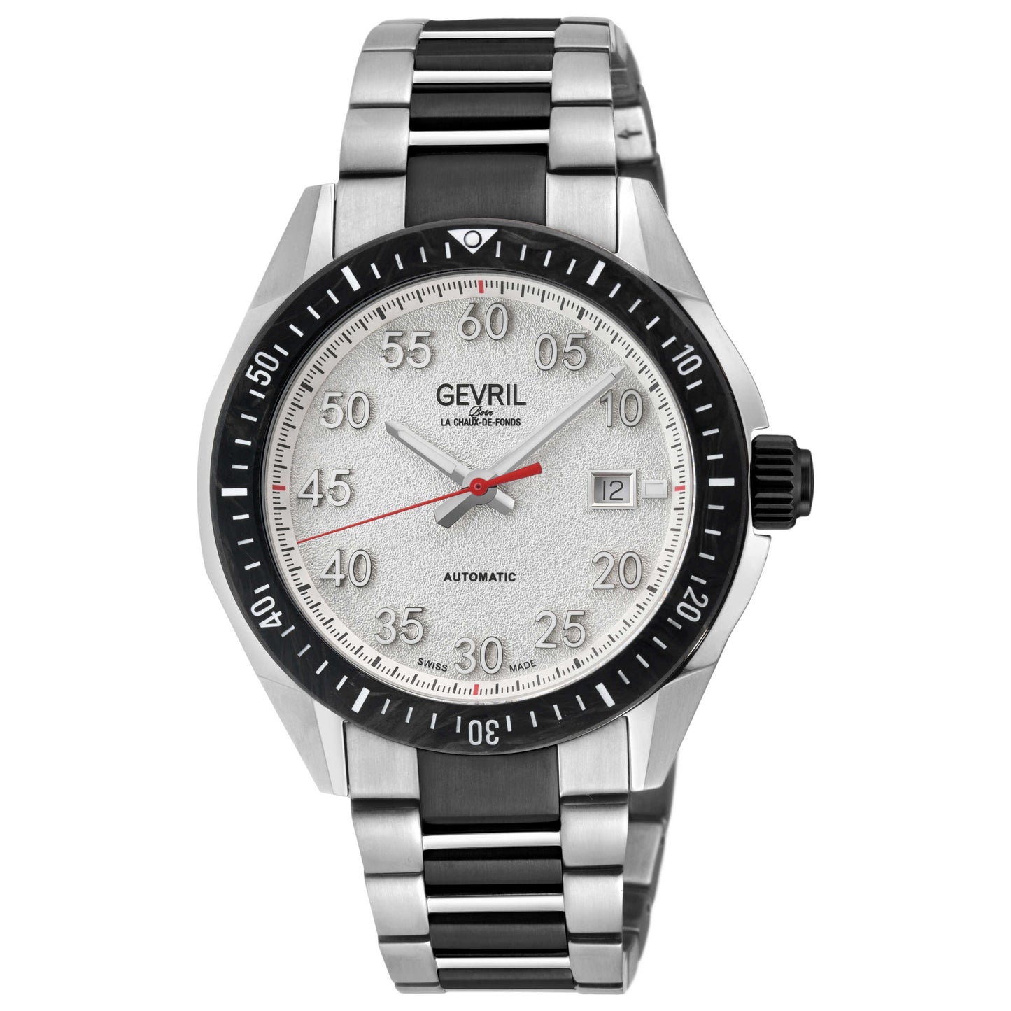 Front view of Gevril Ascari Men's Automatic Watch 48302B