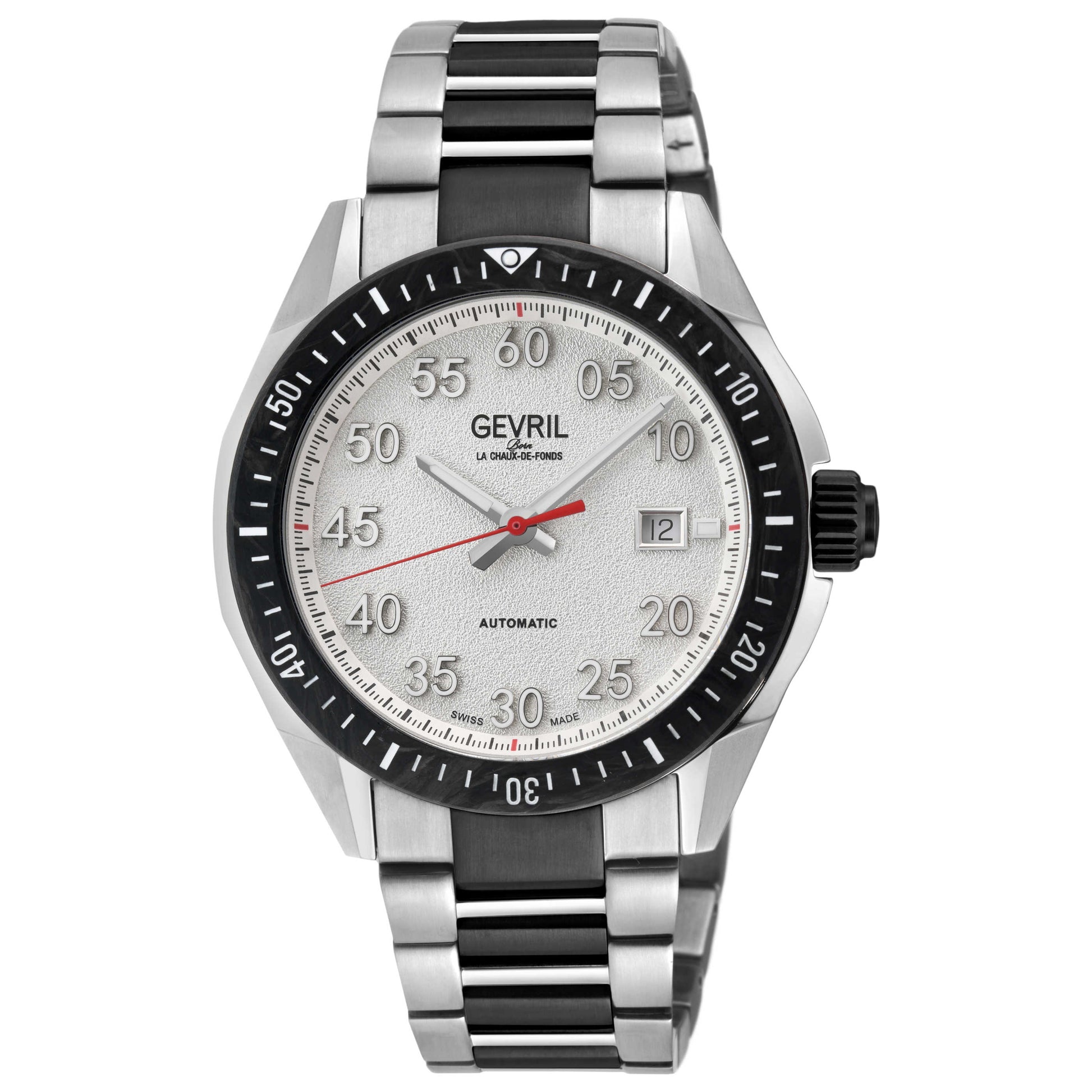 Front view of Gevril Ascari Men's Automatic Watch 48302B