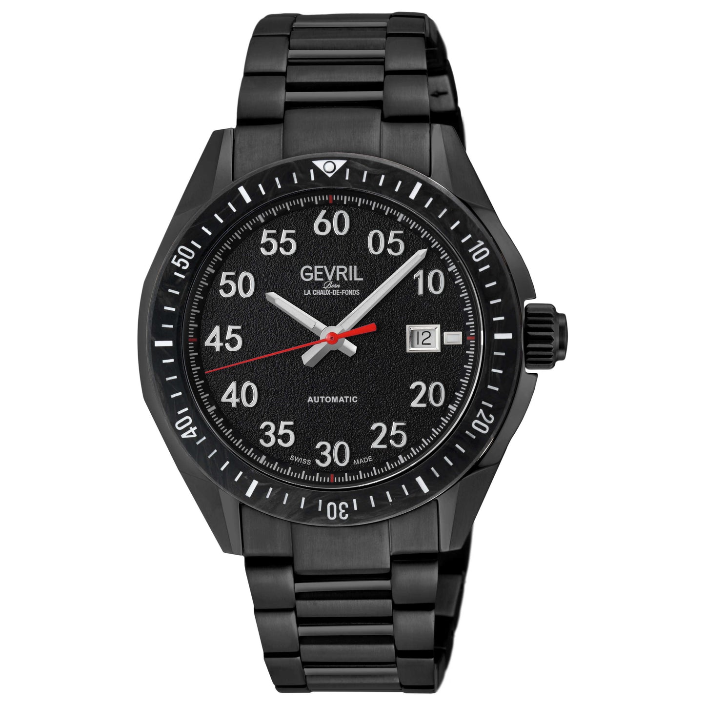 Front view of Gevril Ascari Men's Automatic Watch 48304B