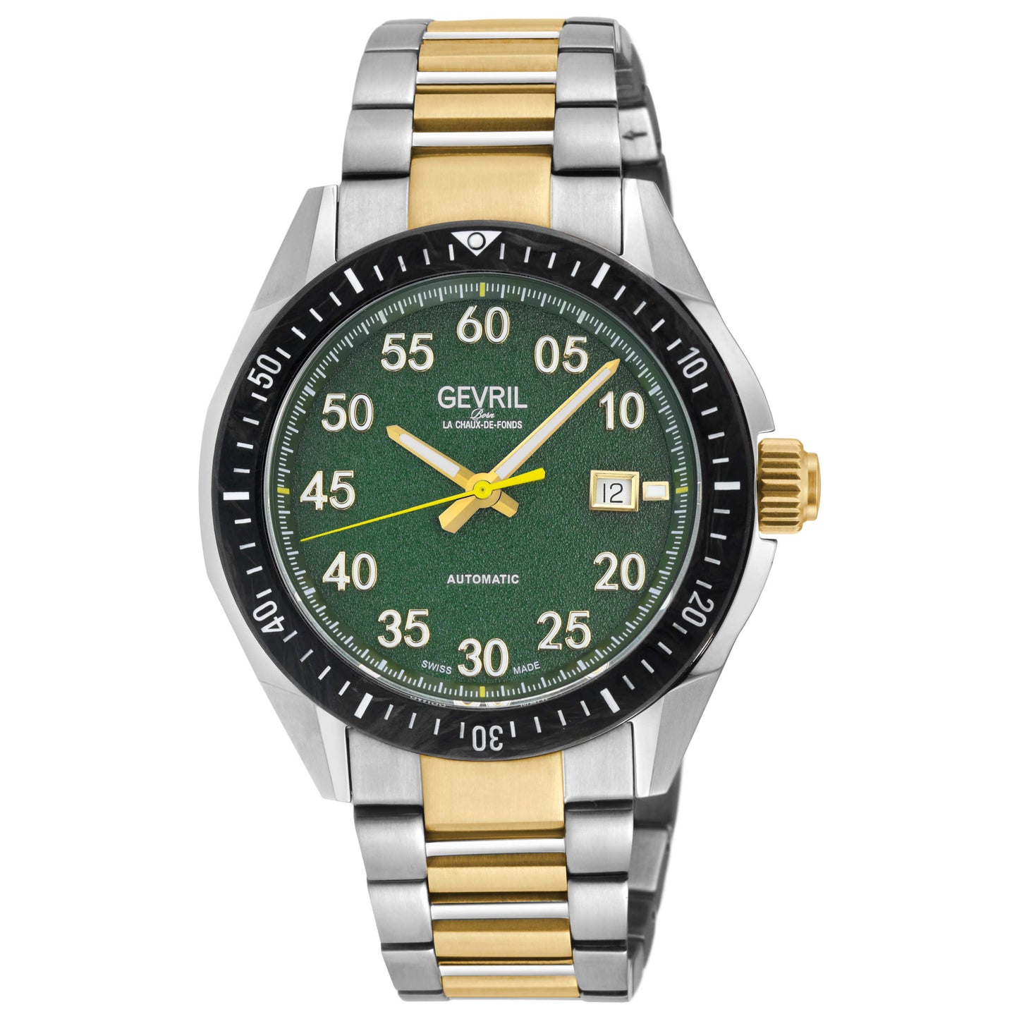Front view of Gevril Ascari Men's Automatic Watch 48306B