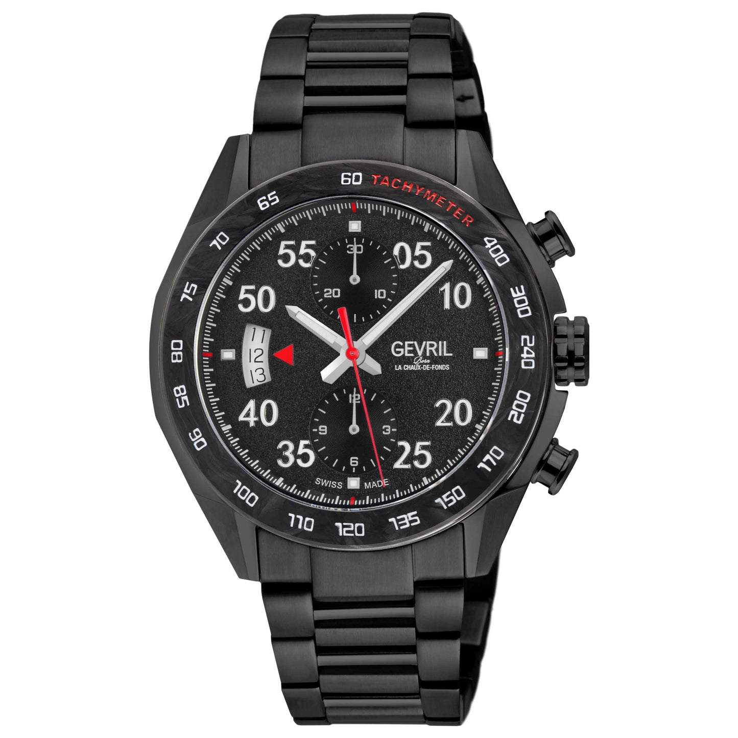 Front view of Gevril Ascari Chronograph Men's Automatic Watch 48312B