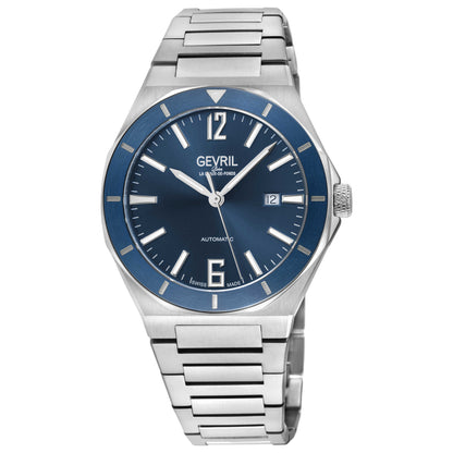 Front view of Gevril High Line Men's Automatic Watch 48401B