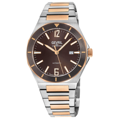 Front view of Gevril High Line Men's Automatic Watch 48403B
