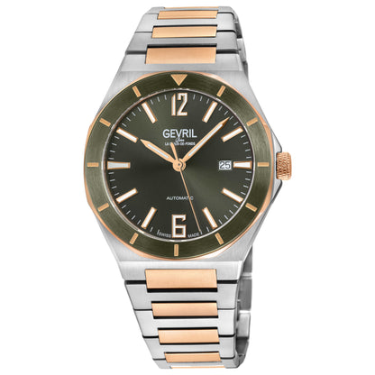 Front view of Gevril High Line Men's Automatic Watch 48405B