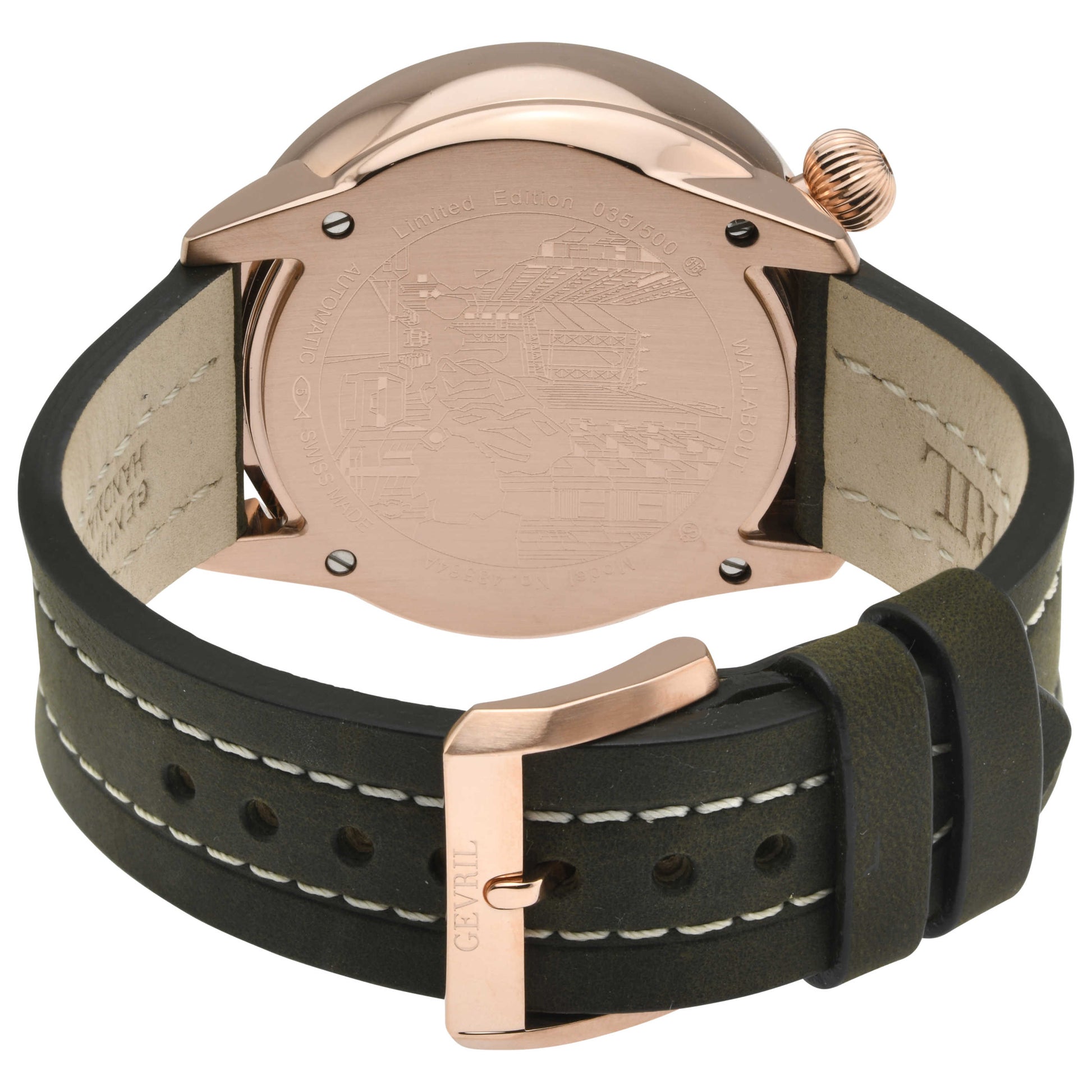 Gevril Wallabout Men's Automatic Watch 48564A - Image #2